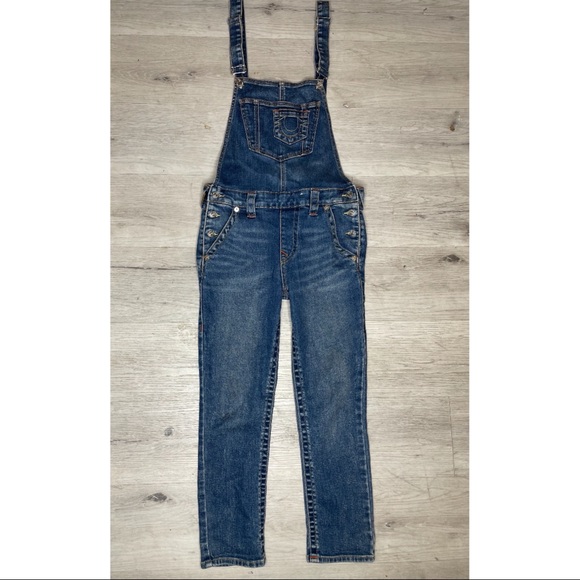 True Religion Overalls Medium fit is about a size 8 - Picture 1 of 6